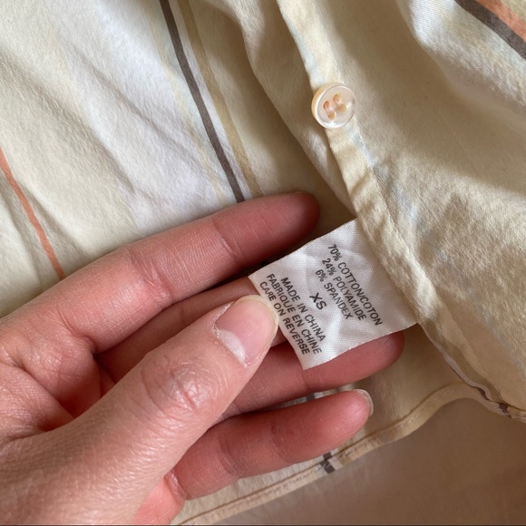 Vintage Elie Tahari Striped Blouse - XS - Picture 10 of 10